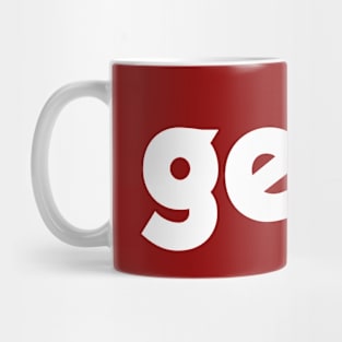 Geek Chic - Nerdy Typography Mug